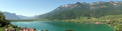 Panoramica sul Lago di Caldaro